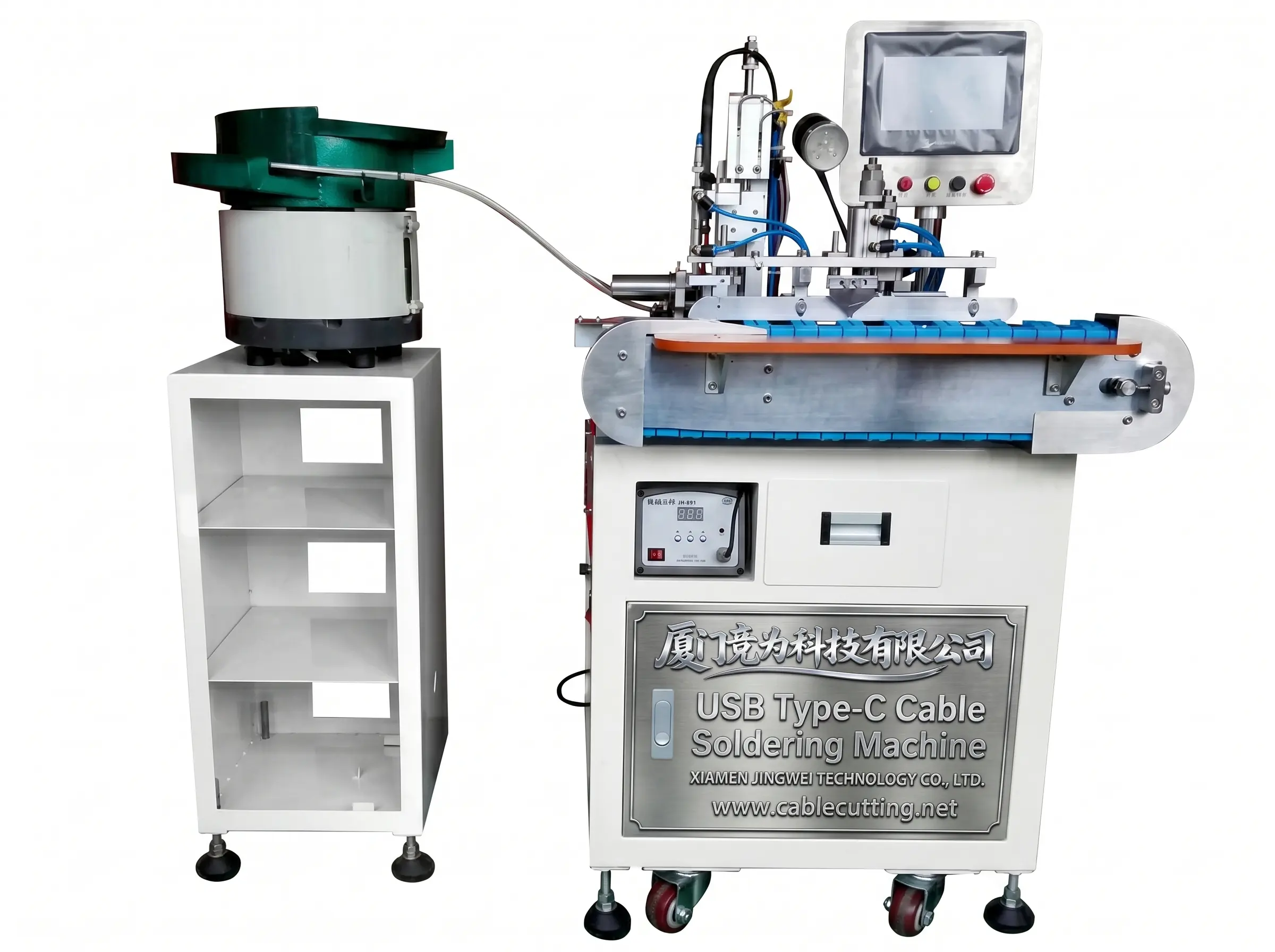 Mesin Soldering USB Type-C Otomatis | Solusi Pengkabelan Presisi Tinggi