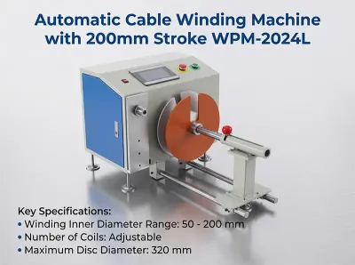 Mesin Penggulung Kabel Otomatis WPM-2024L
