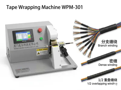 Mesin Pembungkus Pita Otomatis untuk Harness Kabel WPM-301