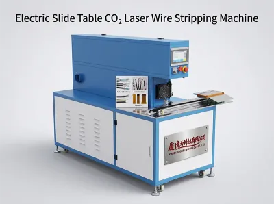 Mesin Pengupas Kabel Laser CO₂ 60W Meja Geser Listrik CLS60-D Thumb