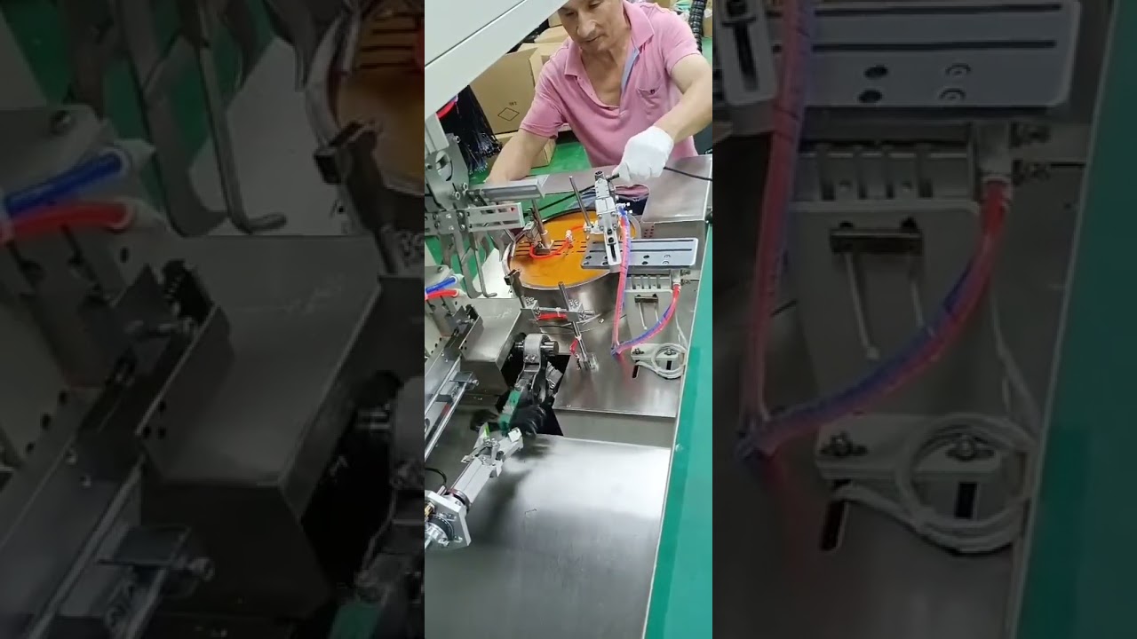 Mesin Gulung dan Ikat Kabel Otomatis Berkecepatan Tinggi untuk Berbagai Kabel Transmisi