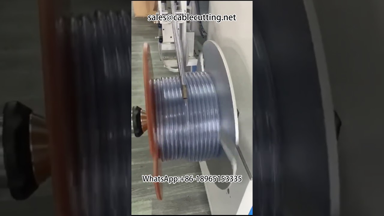 Mesin Gulung Pipa & Kawat Otomatis dengan Penghitung Meter Presisi