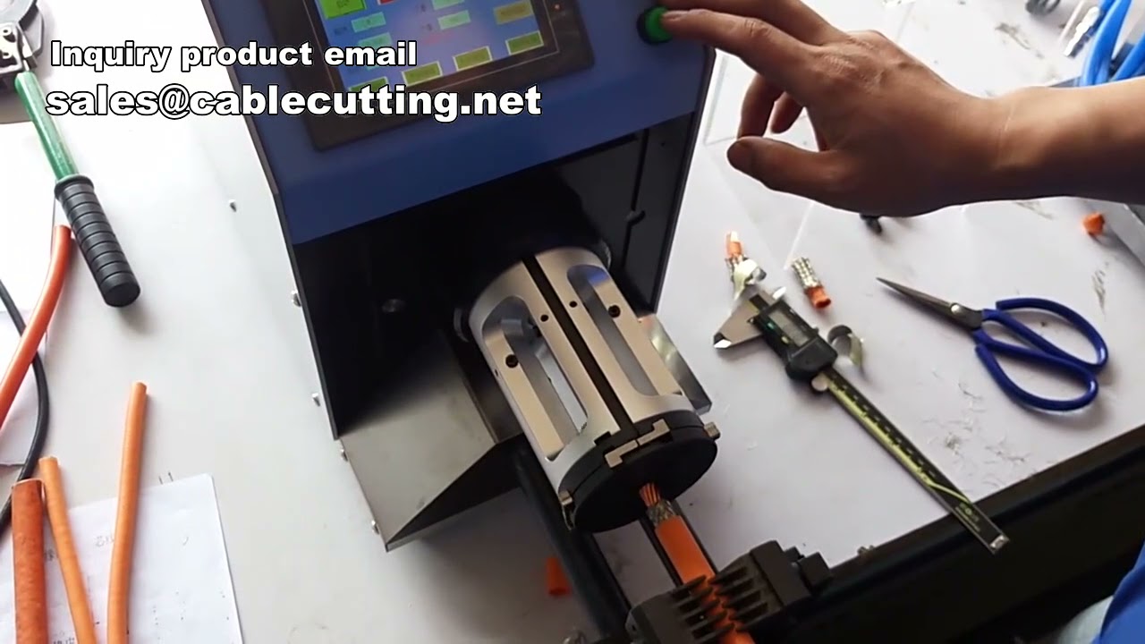 Mesin Pemotong & Pengupas Kabel Otomatis | Auto Wire Stripping Machine & Coaxial Cable Stripper