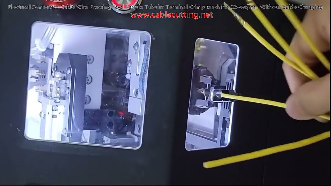 Alat Press Kabel Semi Otomatis - Mesin Crimp Terminal Ferrule Tubular