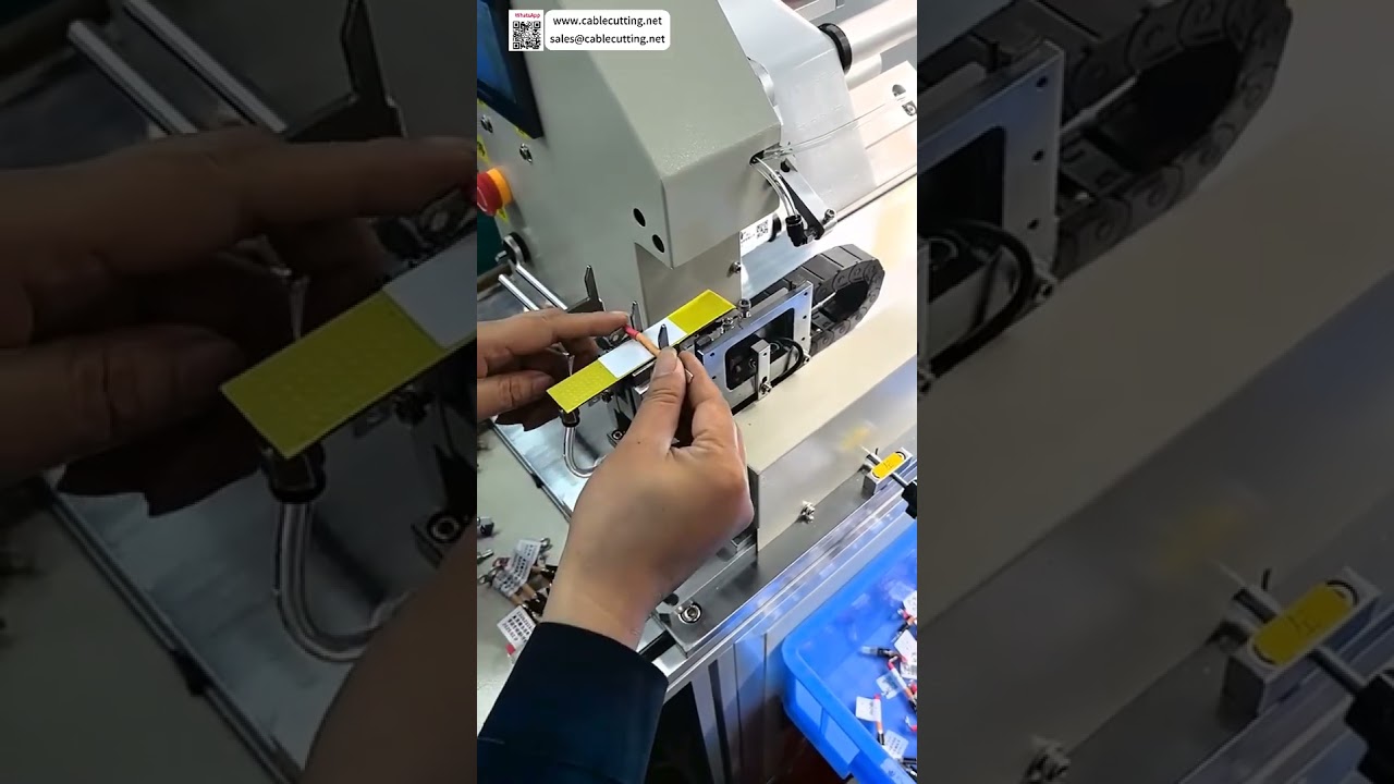Mesin Pelipat Label Kabel Canggih – Solusi Aplikasi Label & Pemrosesan Wire Harness