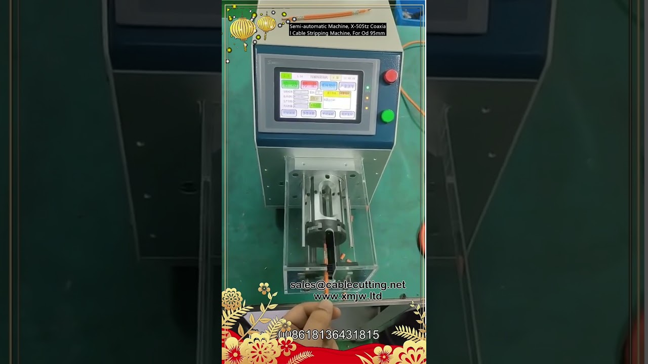 Semi-automatic Machine, Coaxial Cable Stripping Machine