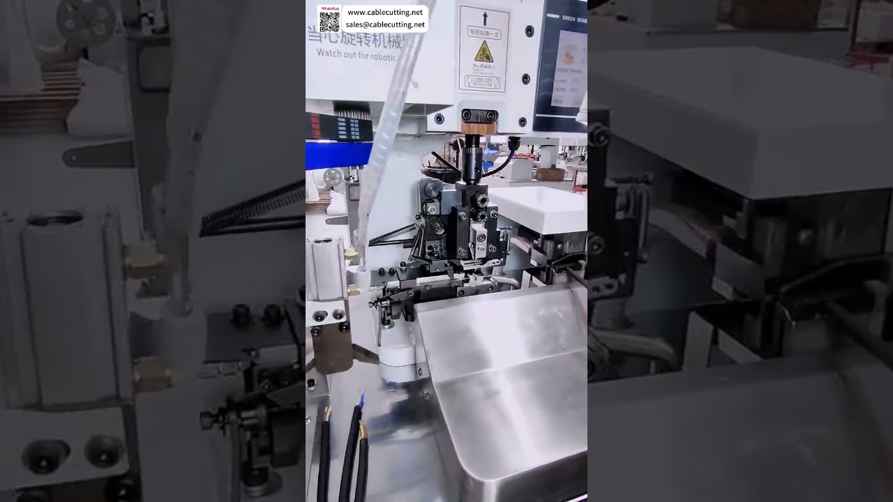 Mesin Crimping Terminal Gigi Hiu untuk Kabel Multi-Core Ultra Pendek | Pemrosesan Harness EV