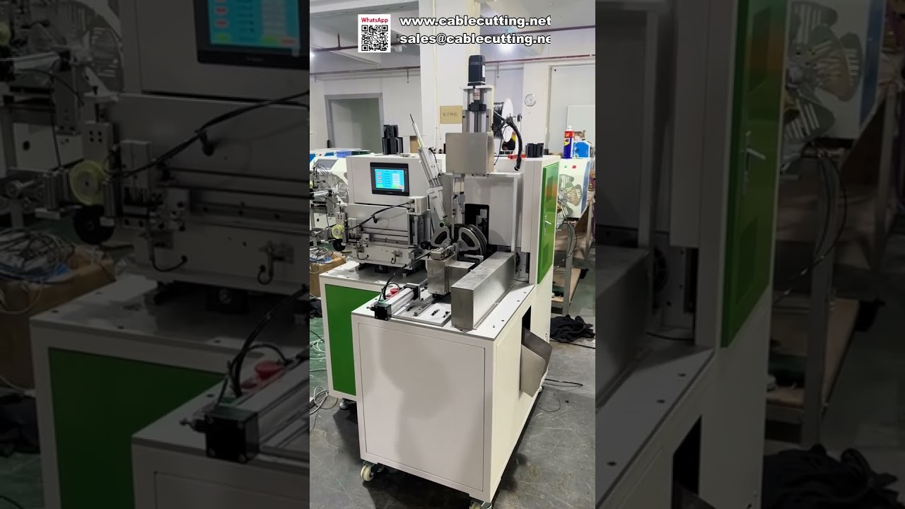 Mesin Otomatis Penghitung Meter, Pemotong, Penggulung & Pengikat Kawat Industri