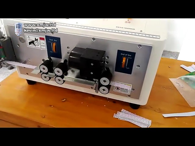 Mesin Otomatis Pembelah dan Pengupas Kabel Pita (Flat Wire) untuk 2-40 Pin