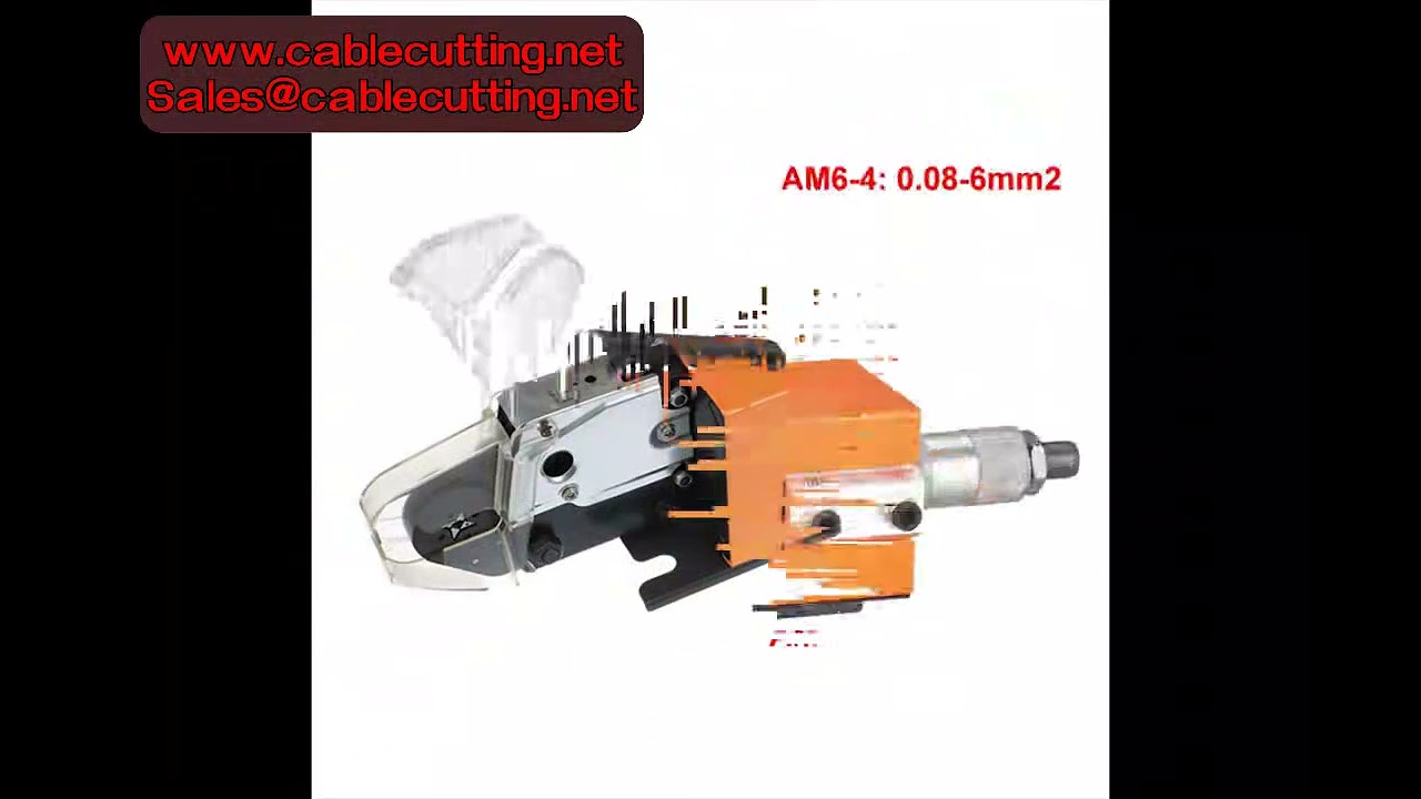 Mesin Crimp Pneumatik AM6 untuk Kabel Persegi 0,08-6 mm² - Koneksi Crimp Fleksibel