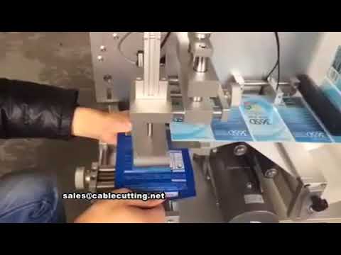 Mesin Labeling Manual untuk Kantong Plastik Datar (Flat Bag Pouch) – Efisien & Praktis