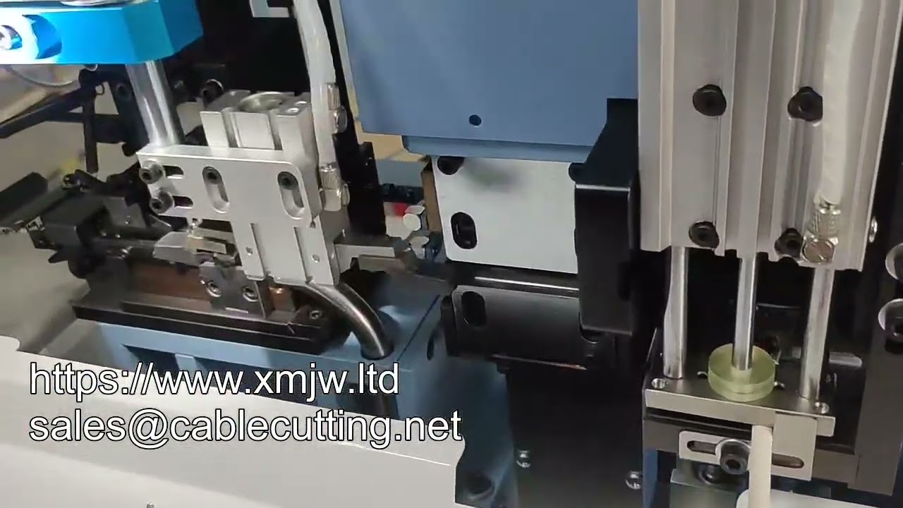Mesin Stripper & Crimping Kabel Multi Inti Otomatis – Potong, Kupas, Press Kabel Berselubung