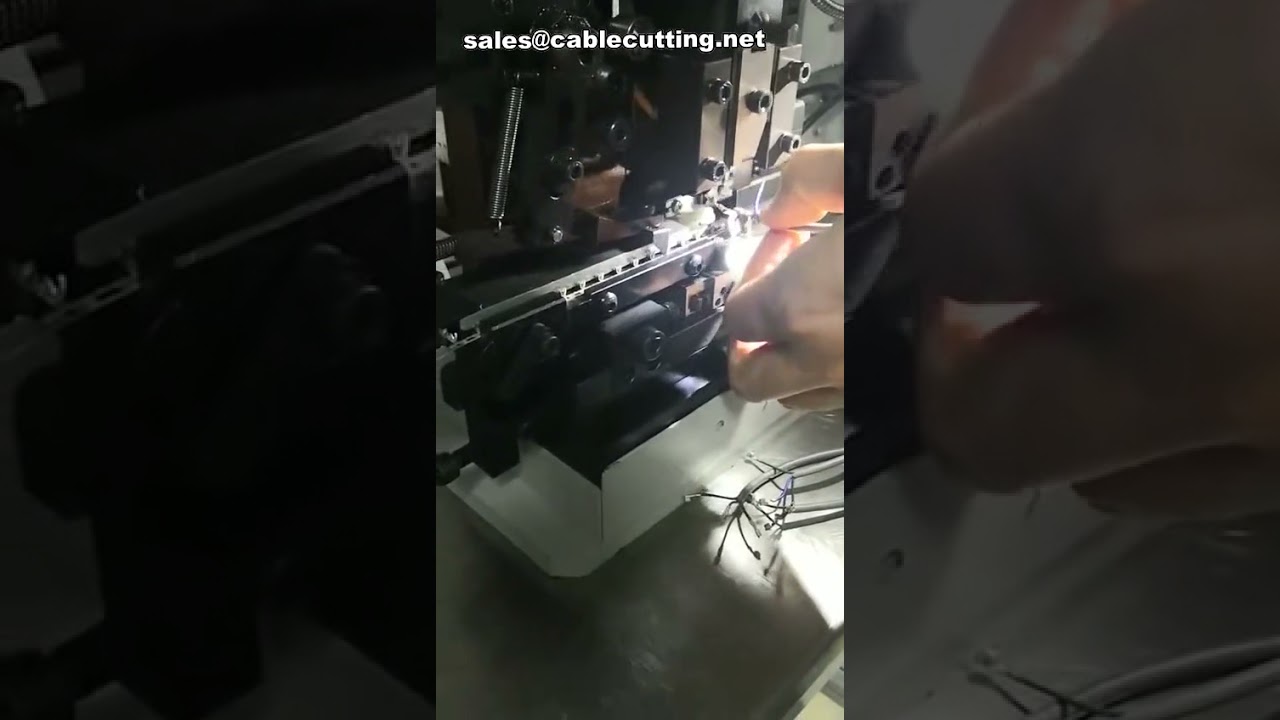 Mesin Crimping dan Stripper Kabel Otomatis | Alat Proses Terminal Kabel Cepat & Akurat