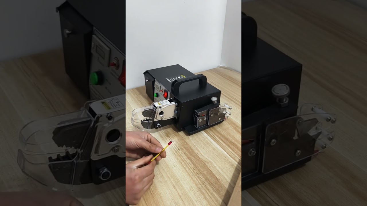 Mesin Crimping Terminal Elektrik Serbaguna: Crimping, Potong, dan Kupas Kabel #pabrik #mesin