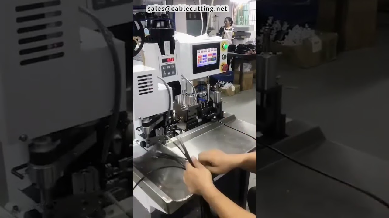 Mesin Stripping dan Crimping Kabel Multi Core & Single Core - Peragaan Lengkap