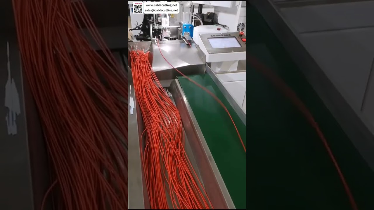 Mesin Crimper Terminal Kepala Ganda Otomatis dengan Servo Feed & Kontrol Panjang untuk Proses Elektronik