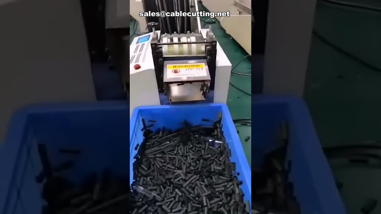 Mesin Potong Pipa PVC & Selang Heat Shrink Otomatis - Presisi Tinggi untuk Kabel dan Wire Harness