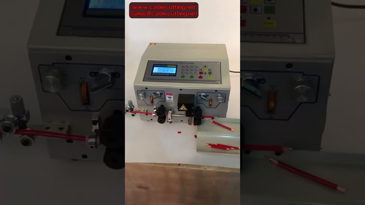 Mesin Pengupas Kabel Otomatis 0.2-25mm² - 4 Roda & Layar Kunci untuk Stripping Presisi