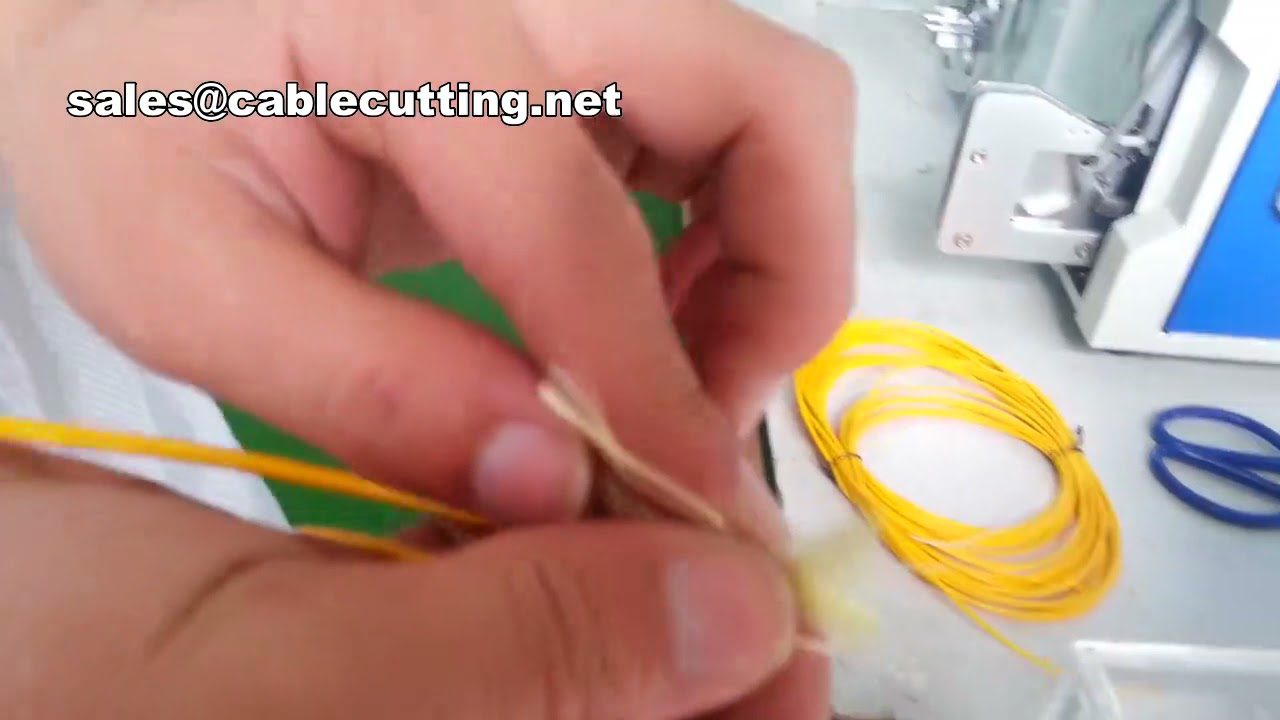 Mesin Pengupas Kabel Fiber & Coax Presisi Tinggi | Stripping Machine Industrial
