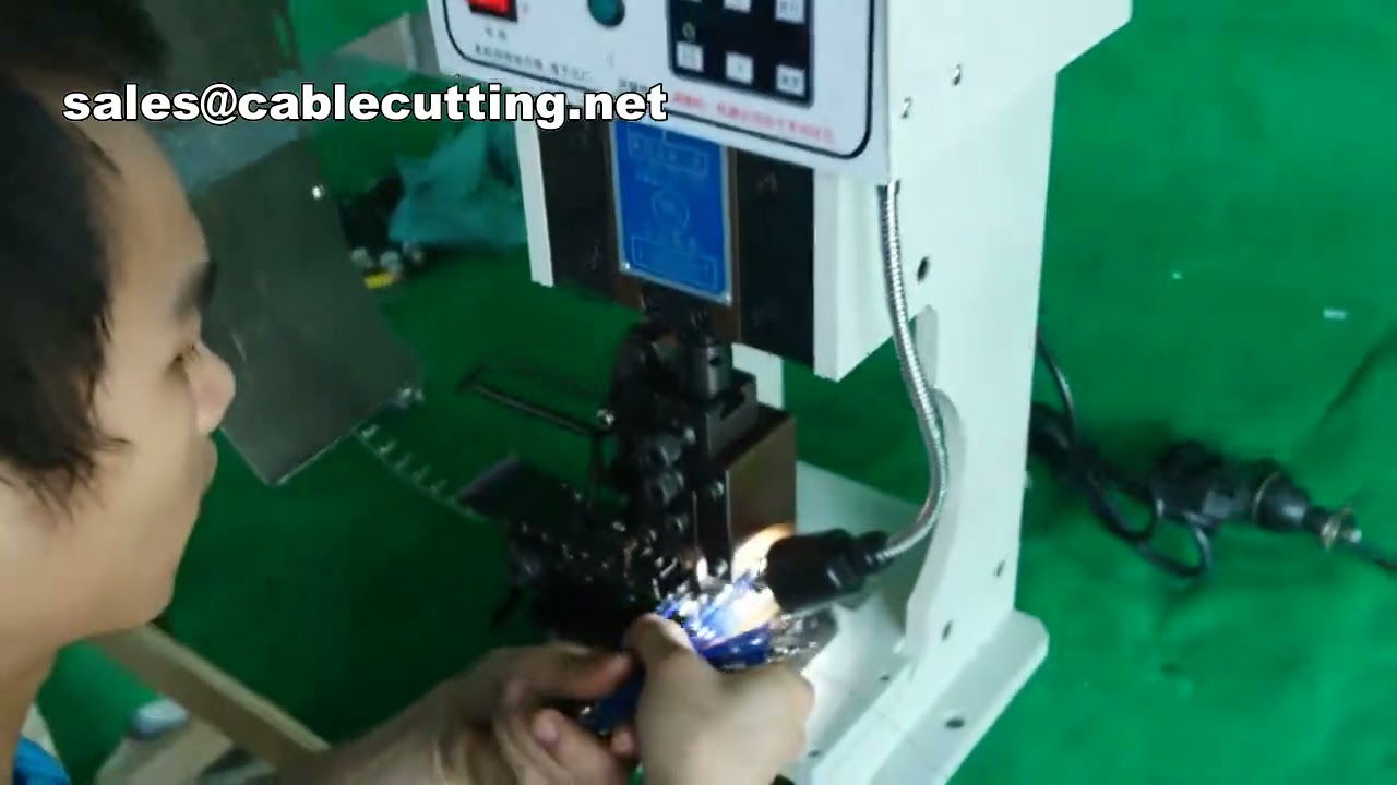 Mesin Crimping Terminal Listrik Senyap Otomatis | Mesin Crimping Kabel & Terminal