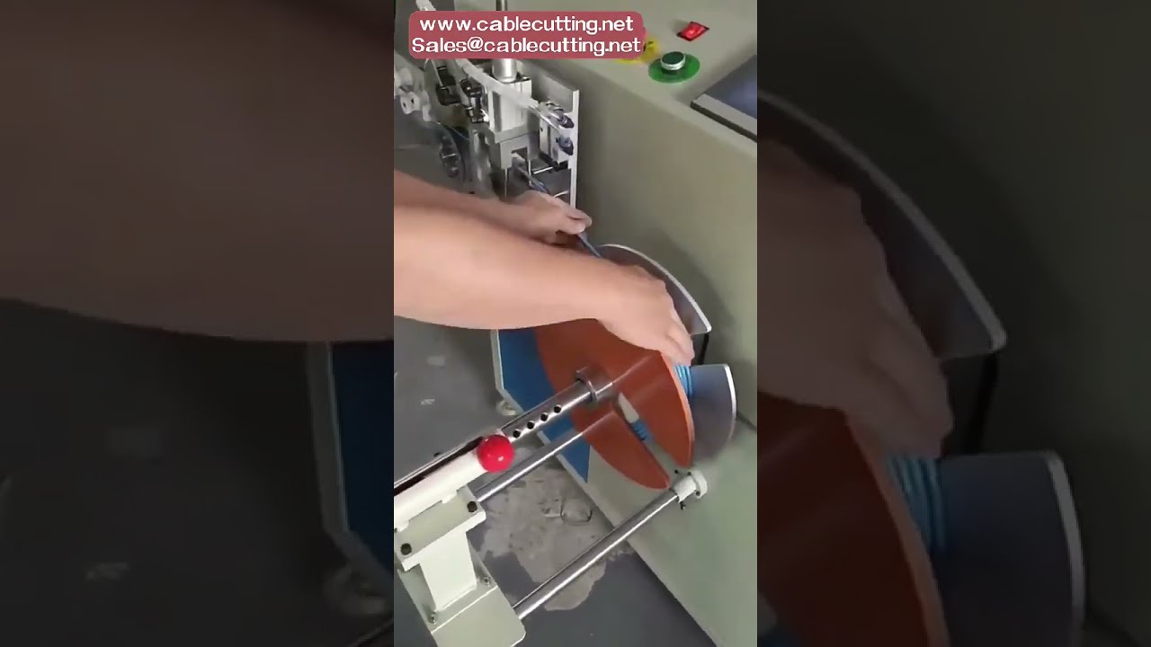 Mesin Gulung dan Ikat Kawat Otomatis | Peralatan Ukur, Potong, Gulung Kabel OD 1-20mm