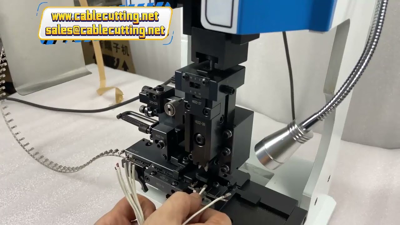 Aplikator Terminal CNC Presisi Tinggi Gaya Eropa Mecal Type – Alat Pemotong dan Pemasangan Kabel Industri