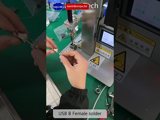Mesin Solder Kabel USB Semi Otomatis – Alat Las Tipe C untuk Kabel Charger