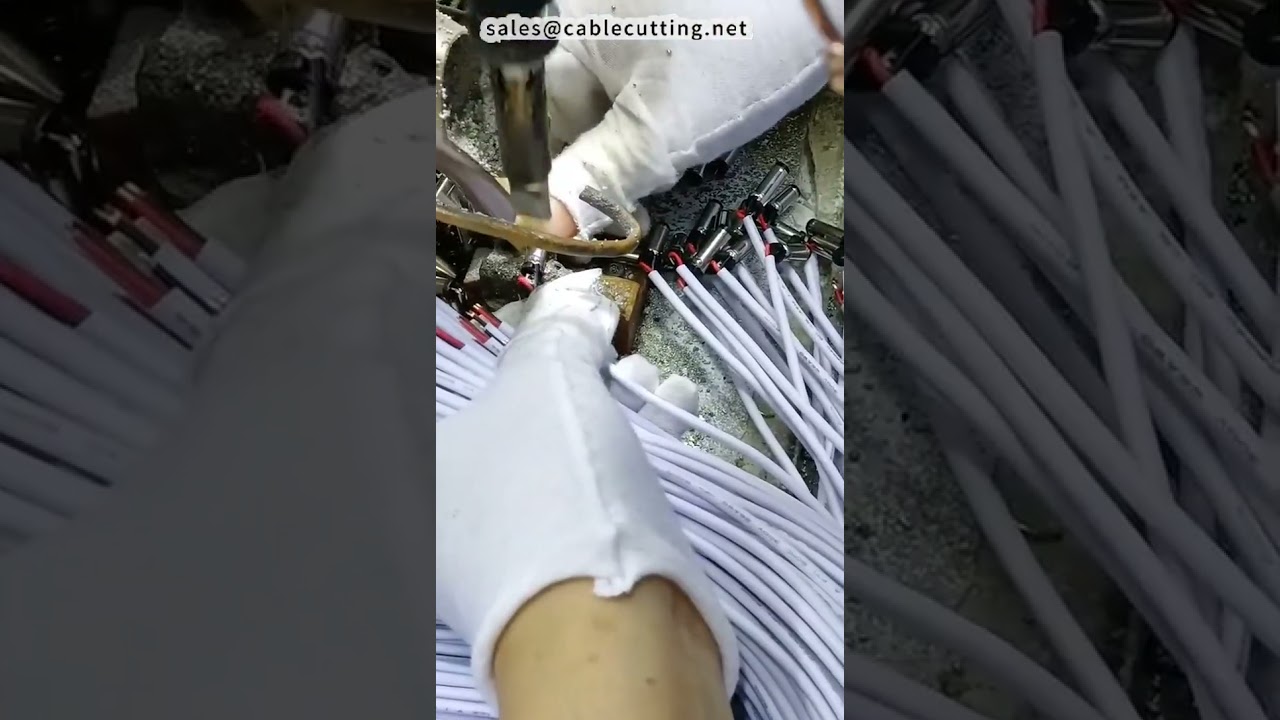 Demo Penyolderan Steker Bentuk L: Mudah Dioperasikan, Output Tinggi