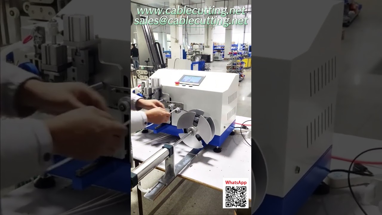 Mesin Penggulung dan Pengukur Kabel HDMI - Alat Winding & Spooling Kabel Otomatis