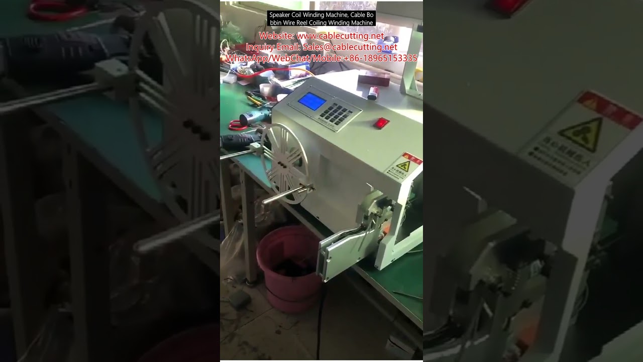Mesin Gulung Kumparan Speaker & Penggulung Kabel Bobbin Otomatis