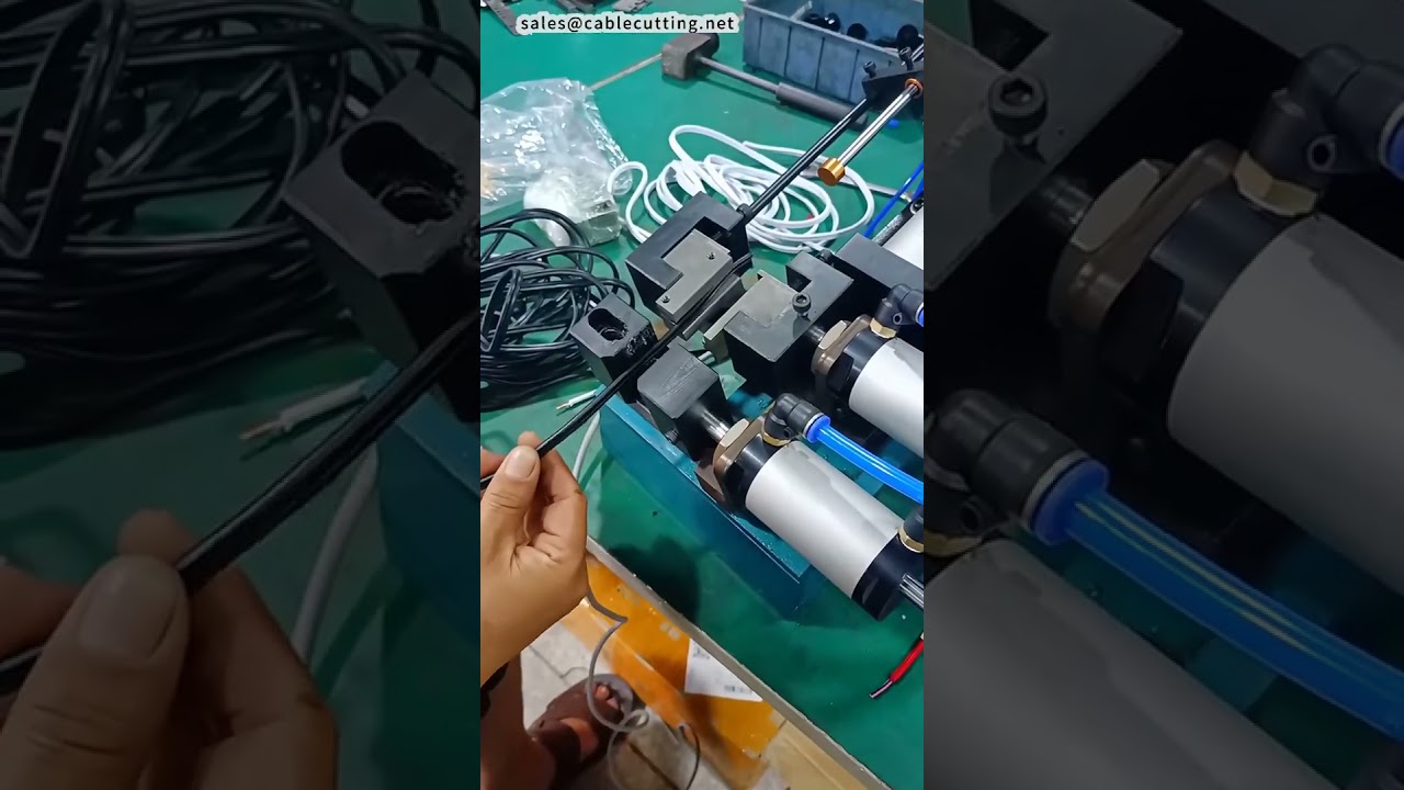 Mesin Pembelah dan Pengupas Kabel Paralel dengan Penyesuaian Panjang SplitStrip yang Presisi