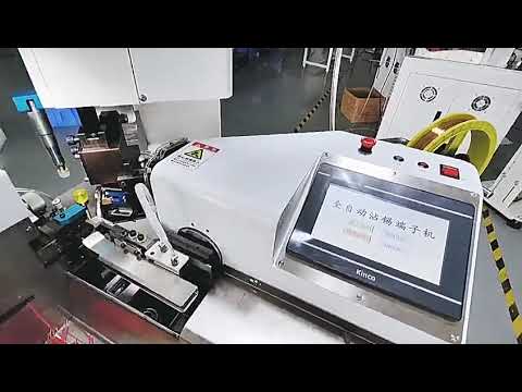 Mesin Crimping dan Tinning Terminal Kawat Pin Otomatis Penuh - Press Sisi Tunggal