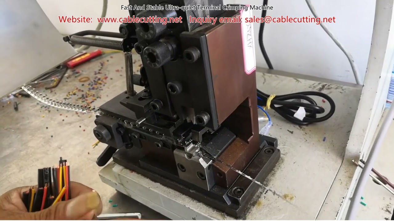 Fast And Stable Ultra quiet Terminal Crimping Machine