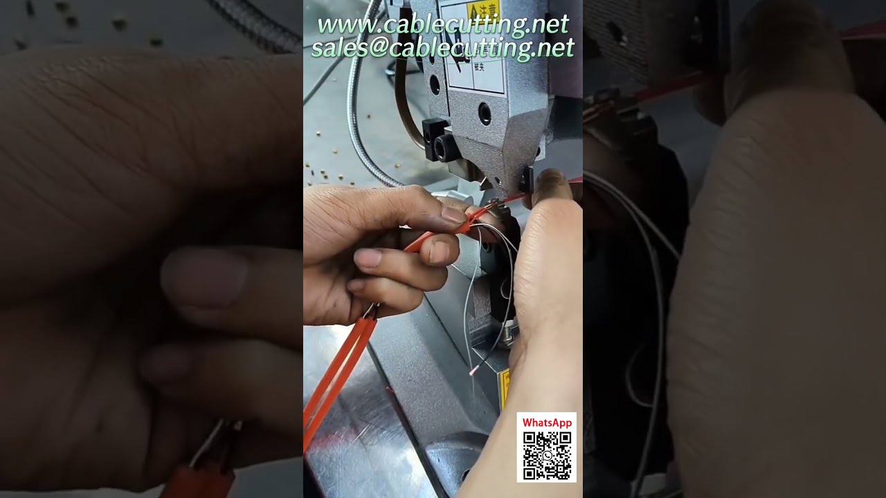 Mesin Pemroses Kabel Data Otomatis 3-in-1: Stripping, Crimping, & Uji Kontinuitas