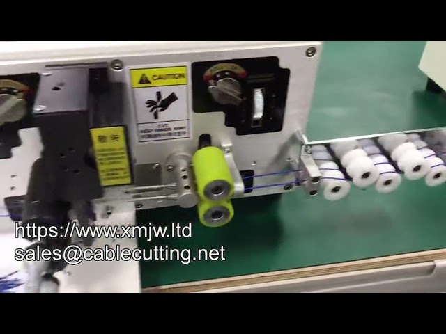 WPM 320t Mesin Kupas Kawat Otomatis Ganda - Potong & Pilin Kabel