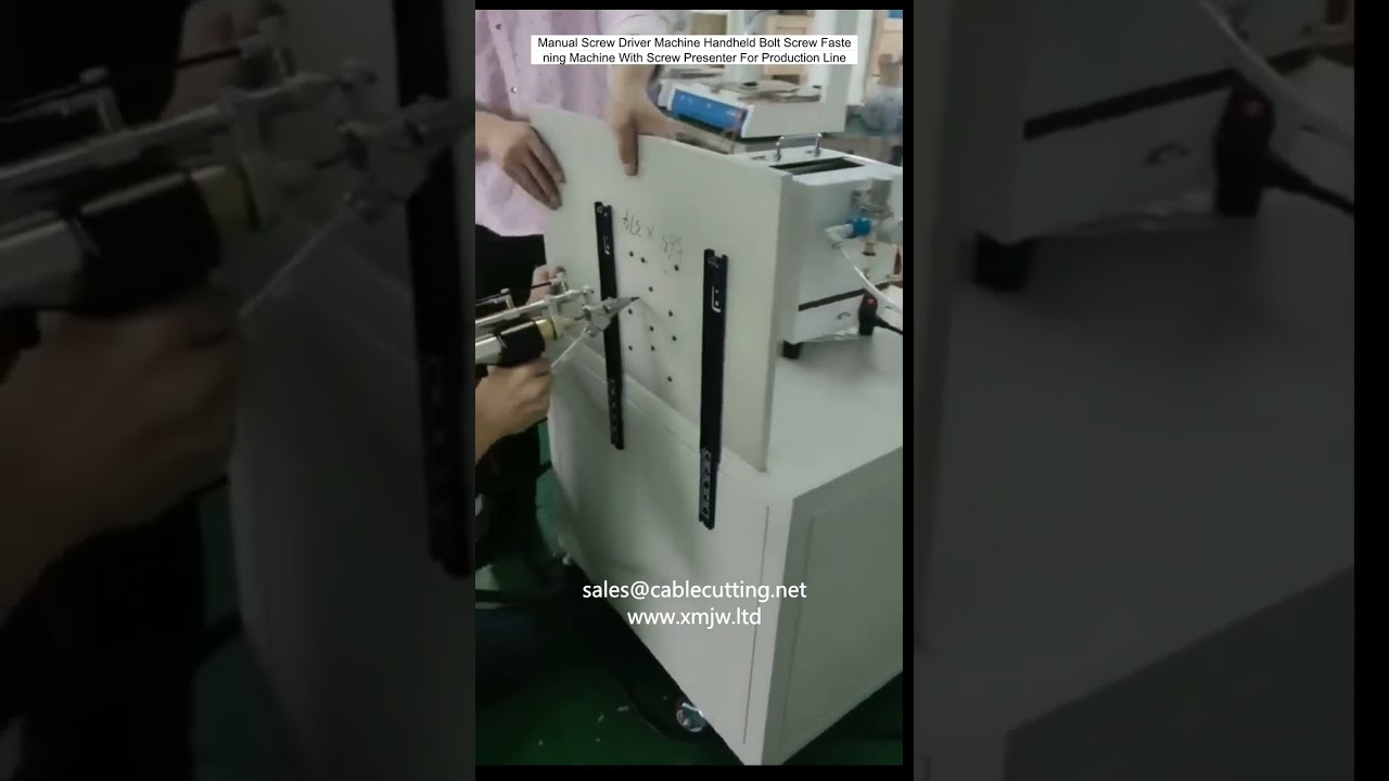 Mesin Obeng Sekrup Tangan Otomatis dengan Penyaji Sekrup untuk Produk