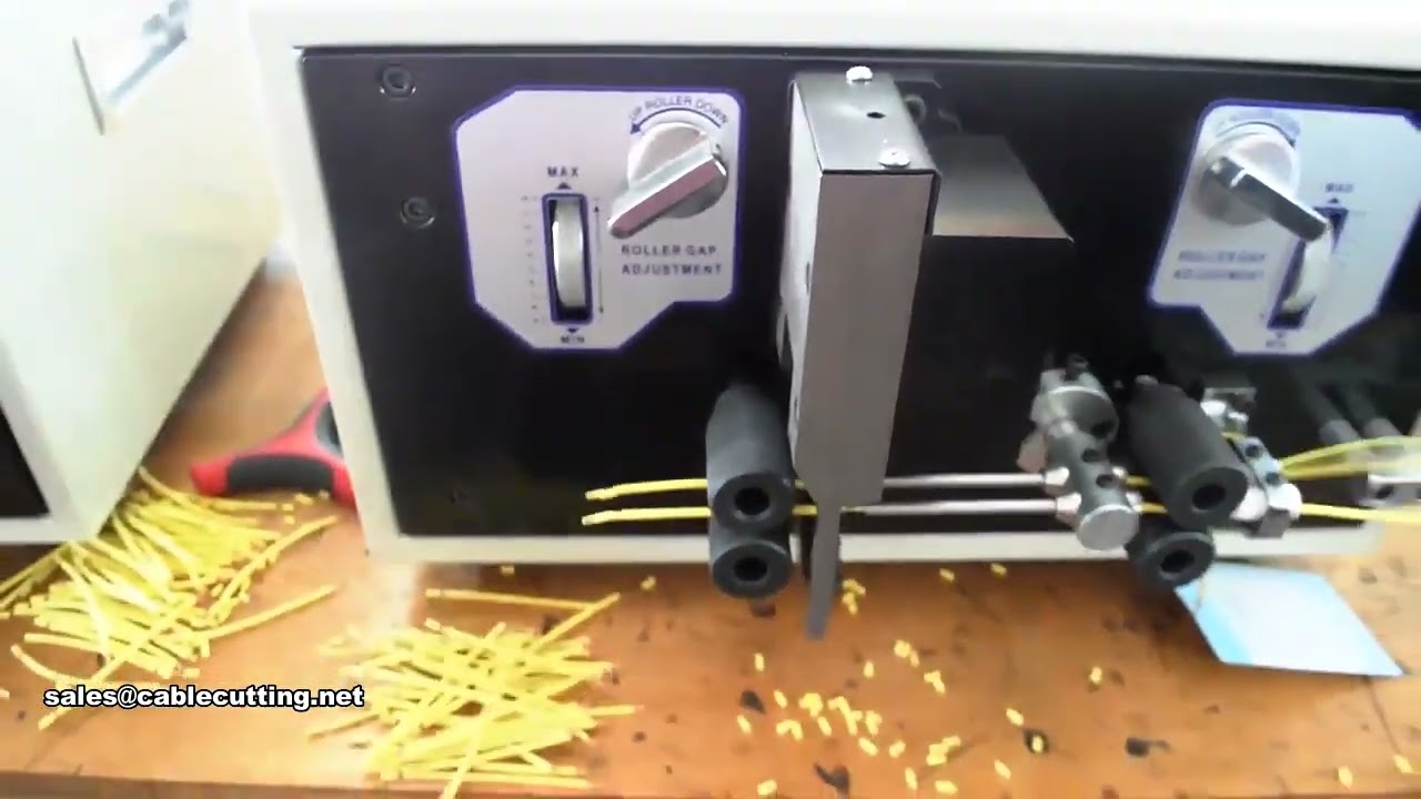 Mesin Potong dan Kupas Kabel Ganda - Mesin Stripping Kabel Listrik & Komputer