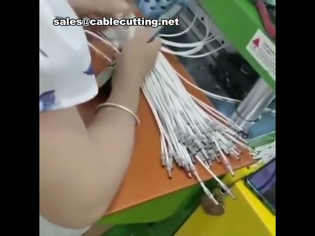 Mesin Injection Molding Vertikal untuk Membentuk Colokan DC dan Kabel dengan Material PVC, TPE, PP, PE - Cetakan Presisi