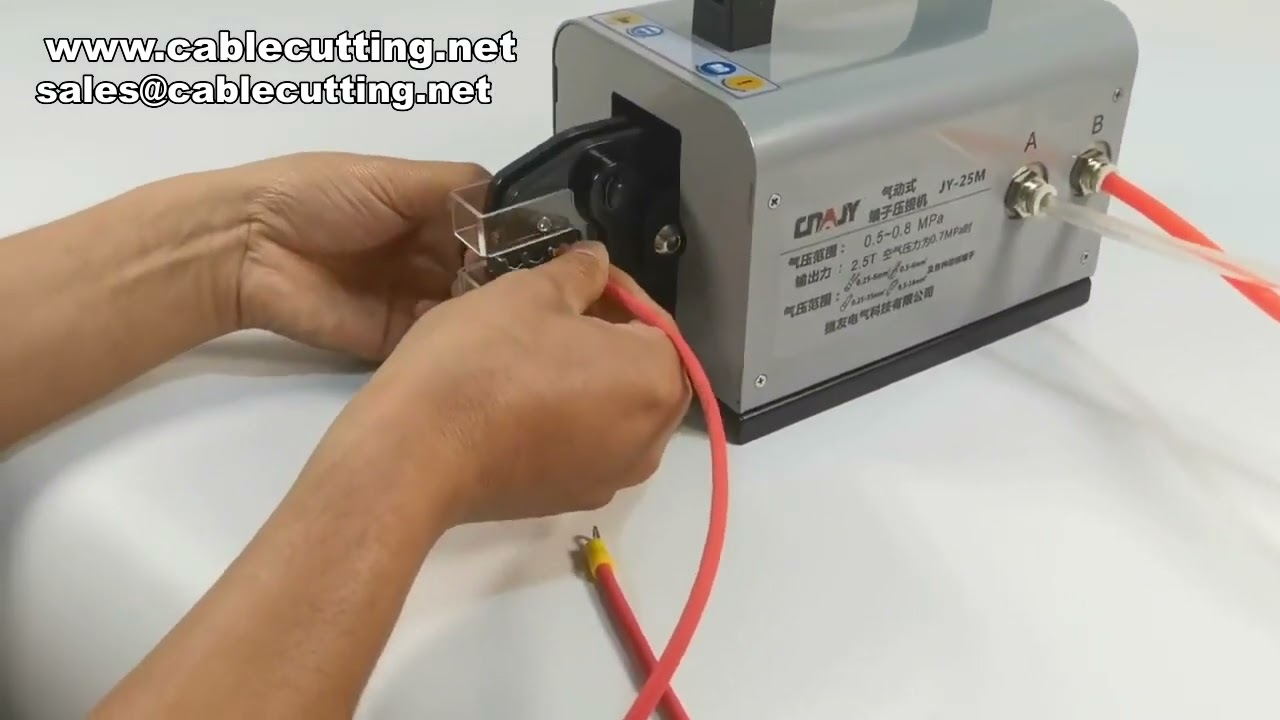 Krimper Kawat Pneumatik Serbaguna dengan Die Interchangeable untuk Produksi Optimal