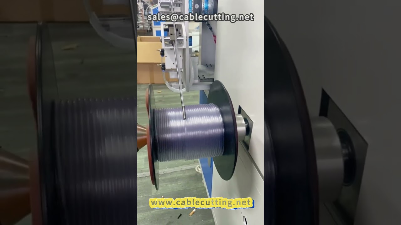 Mesin Gulung Meter Otomatis untuk Tabung Medis, Kabel, dan Strip Karet – Rapi & Presisi