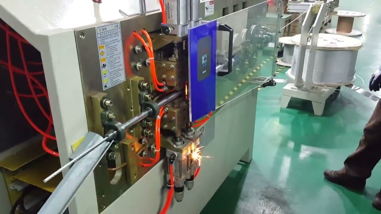 Mesin Fusing Otomatis Kawat Baja Flathead WPM-60SF