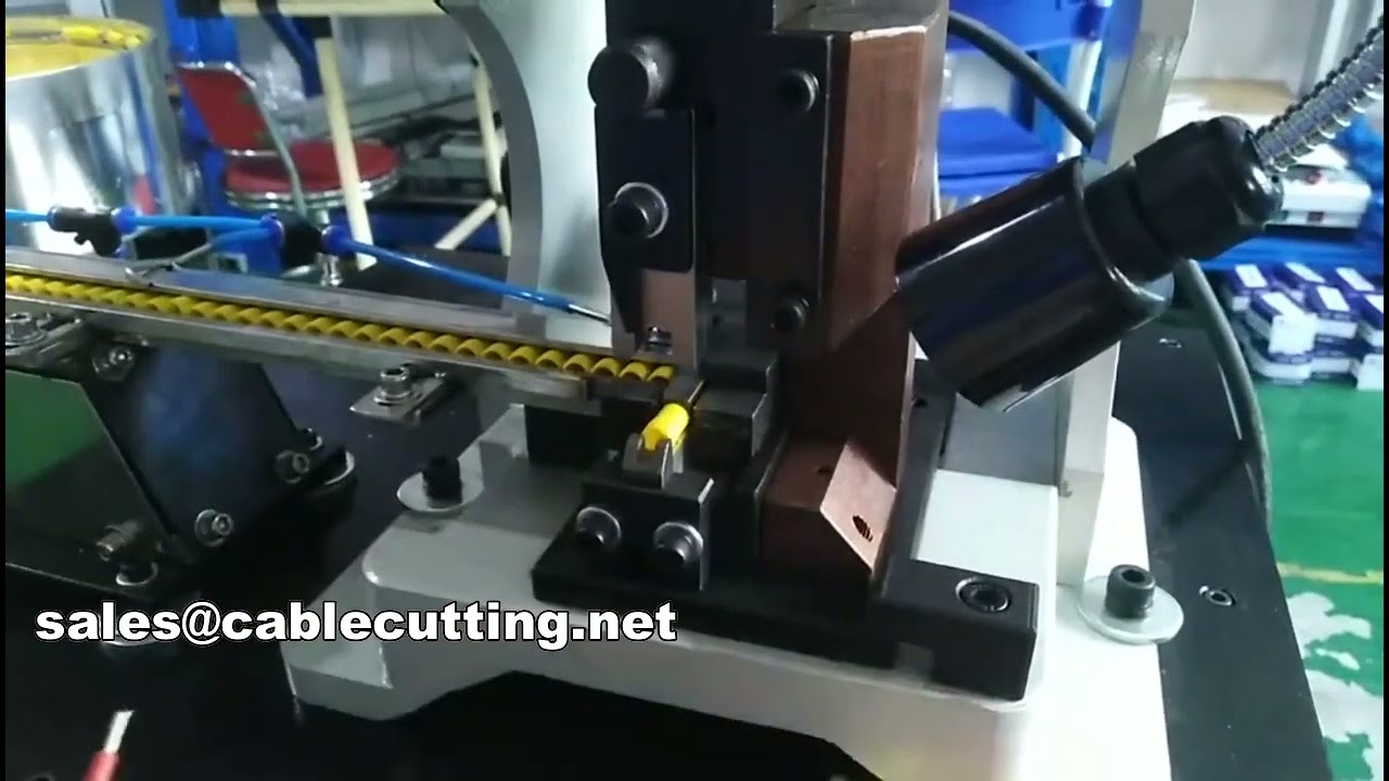 Mesin Crimping Terminal Lepas Otomatis WPM-160 dengan Pengumpan Pelat Getar