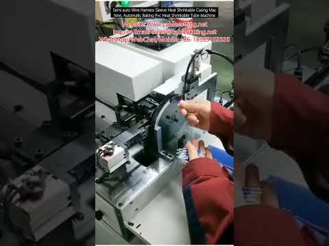 Mesin Semi-Otomatis Selongsong Kabel Heat Shrink PVC, Pemanasan Otomatis untuk Kabel Profesional