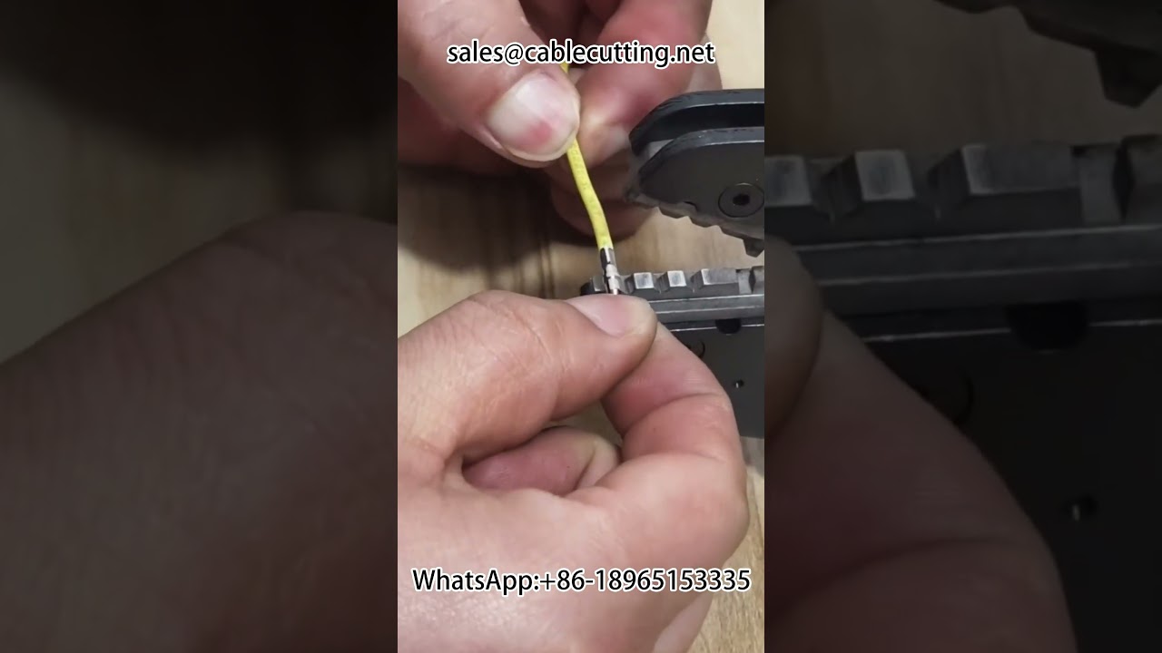 Tang Crimping Pneumatik Profesional untuk Pin Aviasi & Crimping Segi Empat Positif