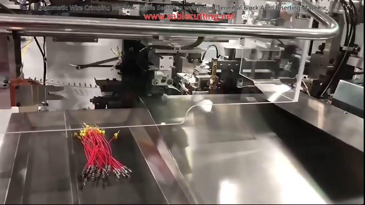 Mesin Crimping Kawat Otomatis & Pemasang Terminal Blok Tahan Air (Seal Plug Kabel)