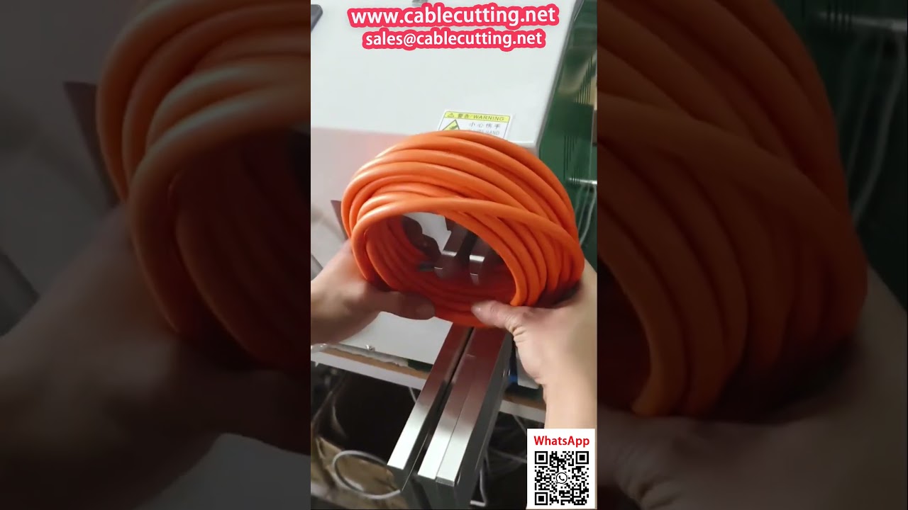 Mesin Otomatis Penggulung & Pengikat Kabel Daya Berselubung – Tingkatkan Efisiensi Produksi