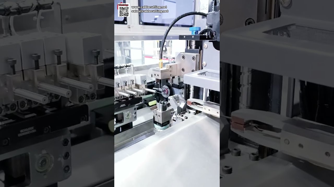 Mesin Crimping Terminal & Pasang Rumah Konektor Otomatis All-in-One
