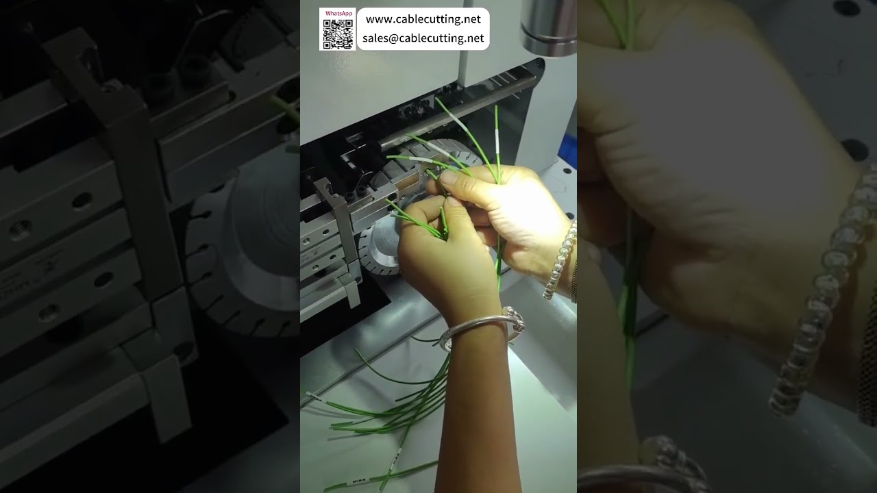 Mesin Heat Shrink Tube Otomatis dengan Feeding, Threading, Cutting, dan Baking Terintegrasi