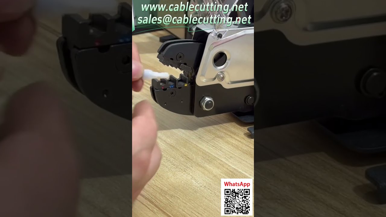 Mesin Crimping Terminal Pneumatik | Demo Operasi Cepat Tutup Konektor Kabel