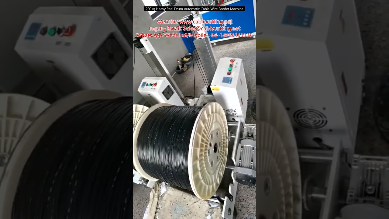 Mesin Pengumpan Kabel Otomatis Drum Reel 200kg – Pengumpan Kawat Berat Handal